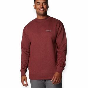 COLUMBIA Men’s Rust Red Long Sleeve Hart Mountain II Crewneck Pullover Size XL